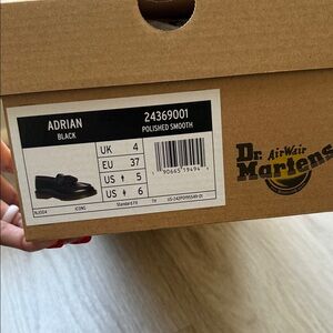 Dr. Martens Black Polished Loafers